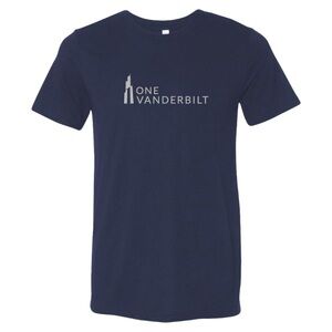 Summit One Vanderbilt Unisex Short Sleeve Tee Size Small Blue